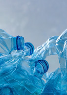 Crushed Plastic Bottles